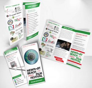 Newport Beach Film Festival Italian Spotlight Brochures